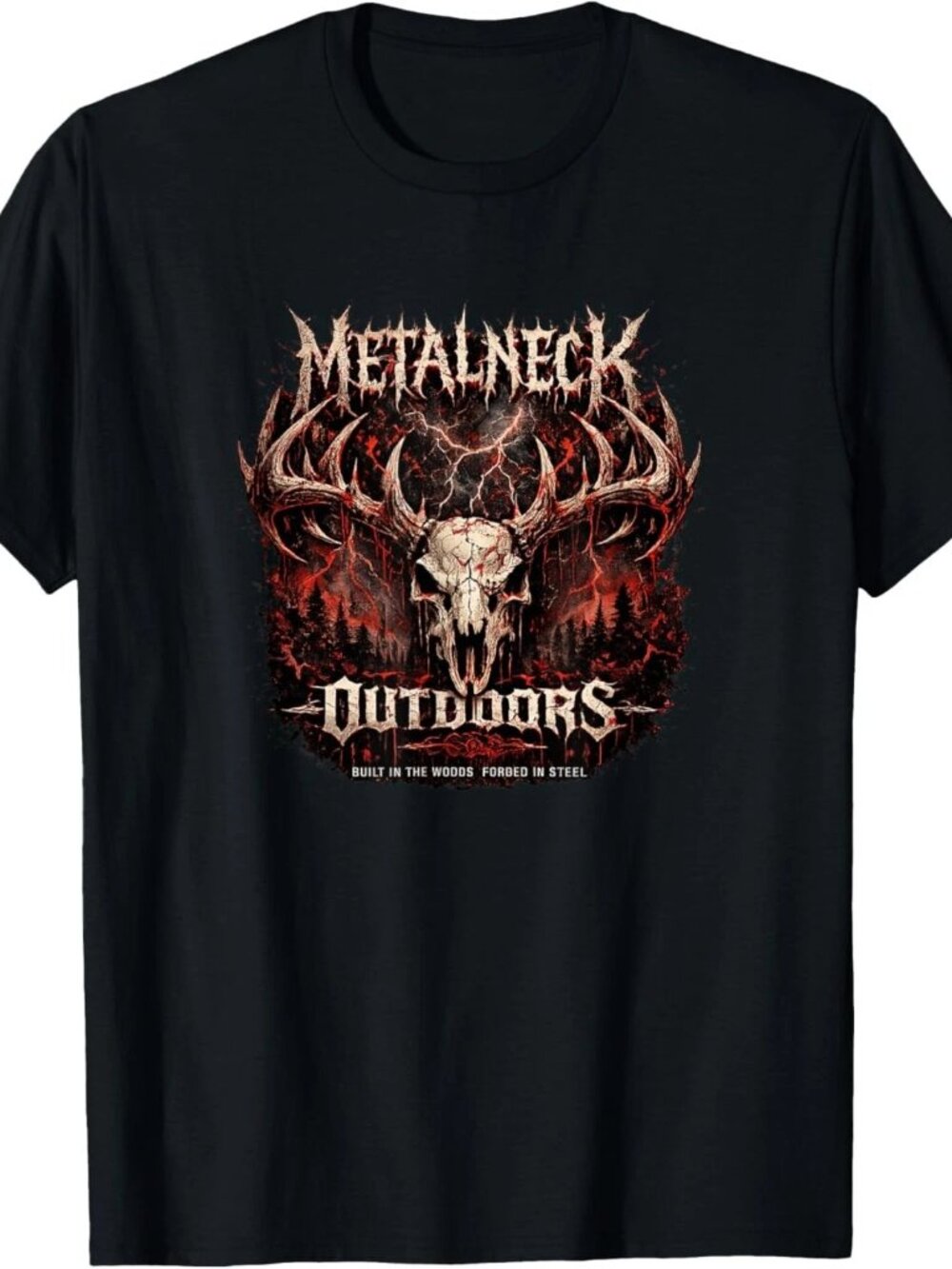 Metalneck Outdoors Deer Skull T-Shirt  249